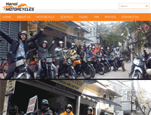 Tablet Screenshot of hanoimotorcycle.com